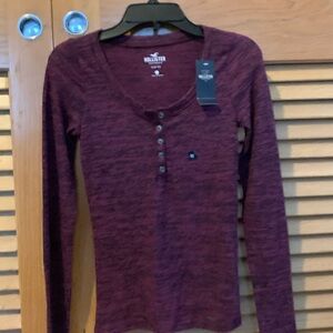 Hollister tee long sleeve new